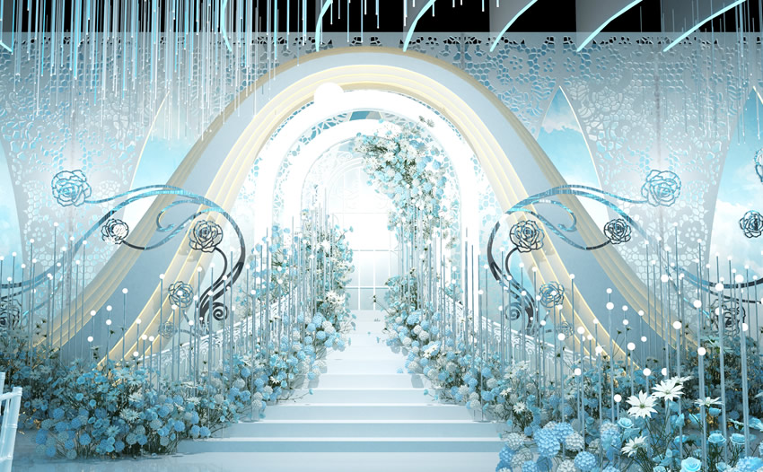 楚雄釡香烙馍村水晶厅效果展示