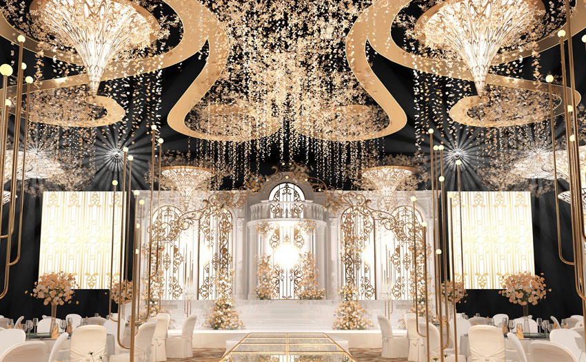 楚雄花木兰喜事汇金色大厅效果展示